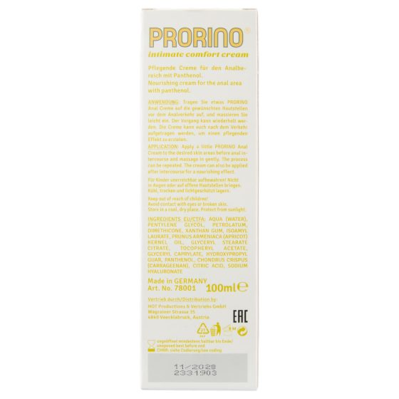 HOT Prorino - anal care cream (100ml)