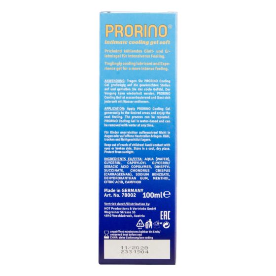 HOT Prorino - Gentle Cooling Intimate Cream for Men (100ml)