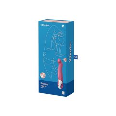   Satisfyer Petting Hippum - Rechargeable, Waterproof Vibrator (Magenta)