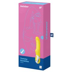   Satisfyer Yummy Sunshine - waterproof G-spot vibrator (yellow)