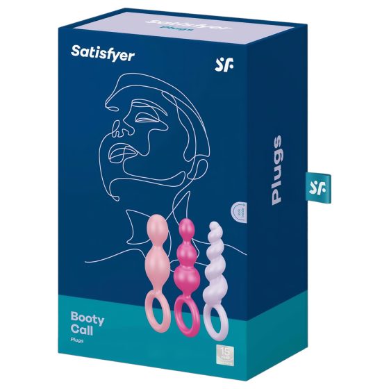 Satisfyer Booty Call - Anal Plug Set - Colorful (3-piece)