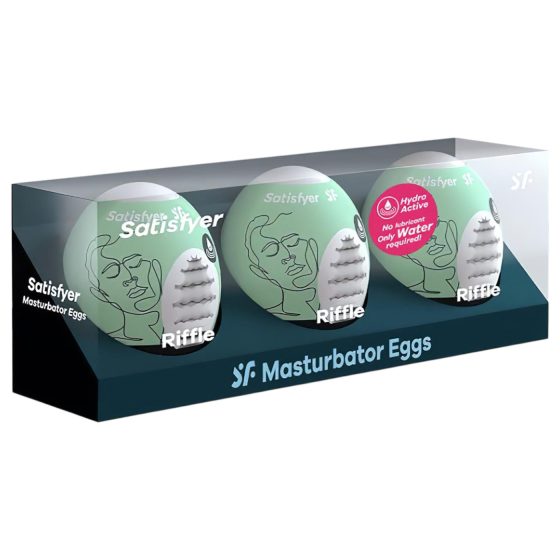 Satisfyer Egg Riffle - Masturbation Egg Set (3 pieces)