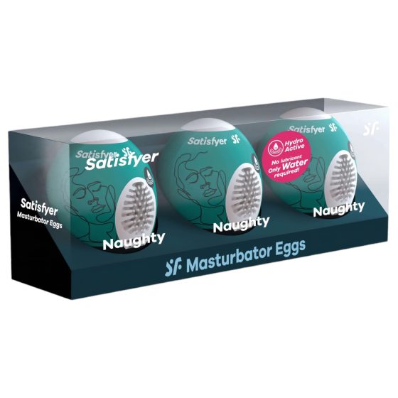 Satisfyer Egg Naughty - Masturbation Egg Set (3 pieces)