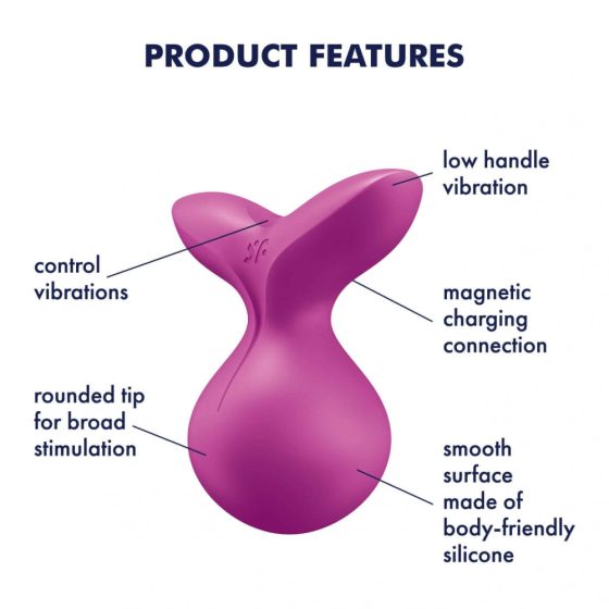 Satisfyer Viva la Vulva 3 - Rechargeable, Waterproof Clitoral Vibrator (Purple)