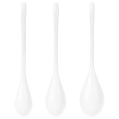 Satisfyer Yoni Power 1 - Kegel Ball Set - White (3 Pieces)