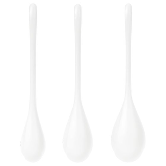 Satisfyer Yoni Power 1 - Kegel Ball Set - White (3 Pieces)