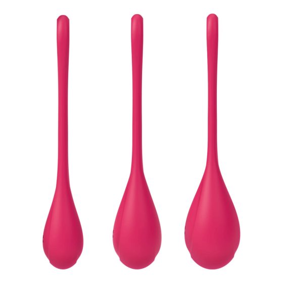 Satisfyer Yoni Power 1 - Kegel Ball Set - Red (3-Piece)