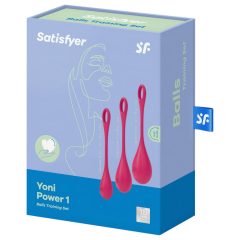 Satisfyer Yoni Power 1 - Kegel Ball Set - Red (3-Piece)