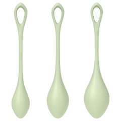 Satisfyer Yoni Power 2 - Geisha Balls Set - Green (3-piece)