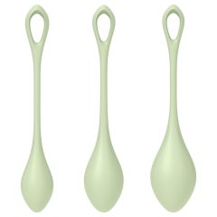 Satisfyer Yoni Power 2 - Geisha Balls Set - Green (3-piece)