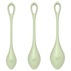 Satisfyer Yoni Power 2 - Geisha Balls Set - Green (3-piece)