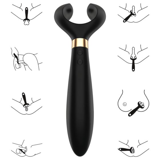 Satisfyer Endless Fun - Rechargeable, Waterproof Partner Vibrator (Black)