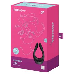   Satisfyer Endless Joy - rechargeable, waterproof couple’s vibrator (black)