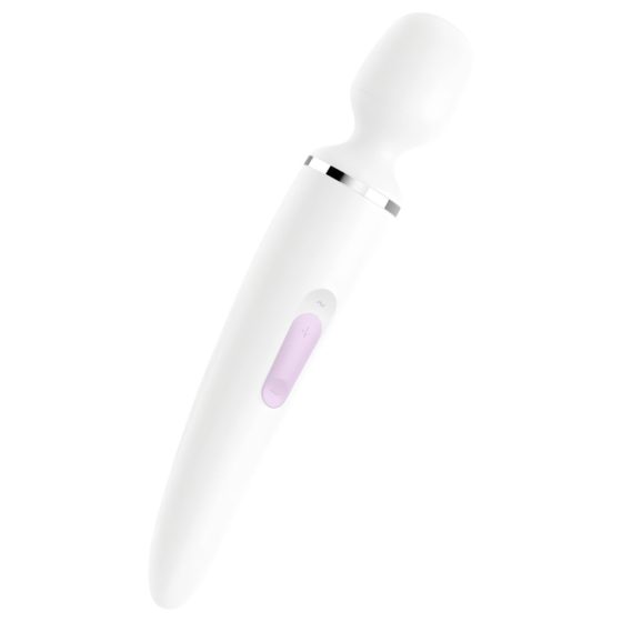 Satisfyer Wand-er Woman - Waterproof Massage Vibrator (White)