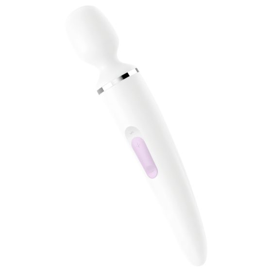 Satisfyer Wand-er Woman - Waterproof Massage Vibrator (White)