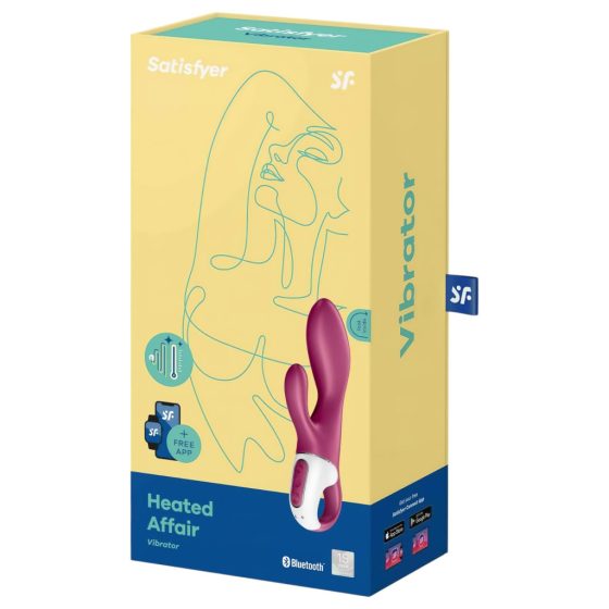 Satisfyer Heated Affair - Warming Clitoral Vibrator (Red)