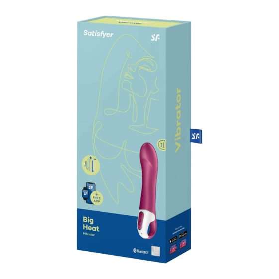 Satisfyer Big Heat - Rechargeable Warming G-Spot Vibrator (Red)