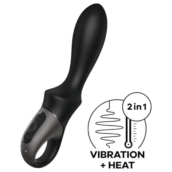 Satisfyer Heat Climax - smart, warming anal vibrator (black)