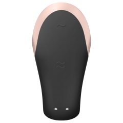   Satisfyer Double Love - smart, waterproof, remote-controlled couple's vibrator (black)