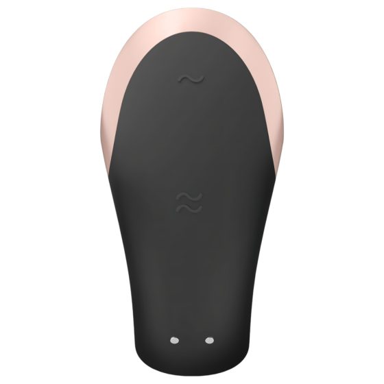 Satisfyer Double Love - smart, waterproof, remote-controlled couple's vibrator (black)