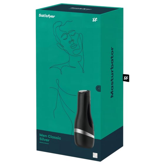 Satisfyer Men Classic - Manual Suction Masturbator (Silver)