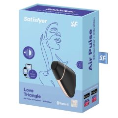   Satisfyer Love Triangle - Smart Air-Pulse Clitoral Stimulator (black)