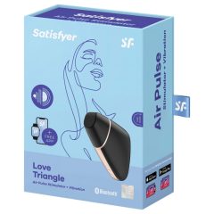   Satisfyer Love Triangle - Smart Air-Pulse Clitoral Stimulator (black)