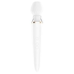 Satisfyer Double Wand-er - Smart Massage Vibrator (White)