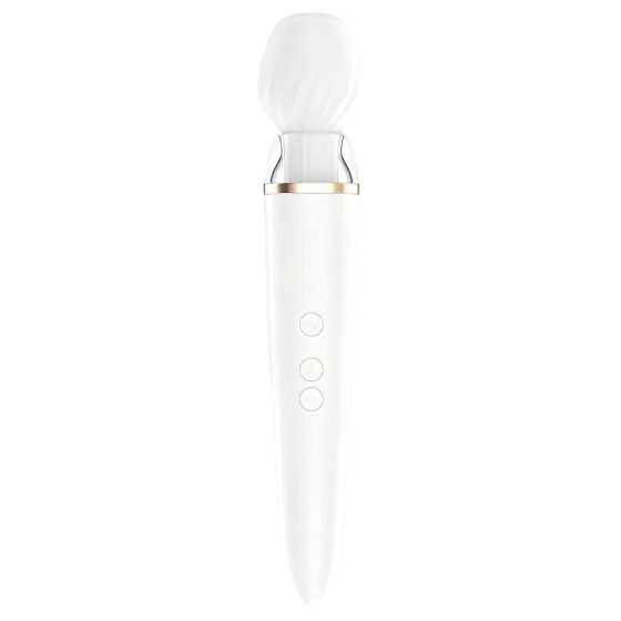 Satisfyer Double Wand-er - Smart Massage Vibrator (White)