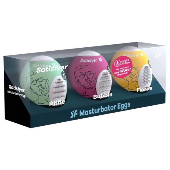 Satisfyer Egg RBF - Masturbation Egg Set (3 pieces)