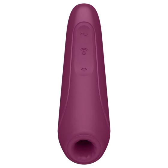 Satisfyer Curvy 1+ - Smart Air-Pulse Clitoral Stimulator (Red)