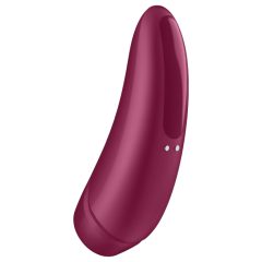   Satisfyer Curvy 1+ - Smart Air-Pulse Clitoral Stimulator (Red)