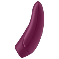   Satisfyer Curvy 1+ - Smart Air-Pulse Clitoral Stimulator (Red)