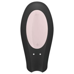   Satisfyer Double Joy - Smart, Rechargeable, Waterproof Couples Vibrator (Black)