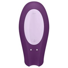   Satisfyer Double Joy - Smart, Rechargeable, Waterproof Couples Vibrator (Purple)