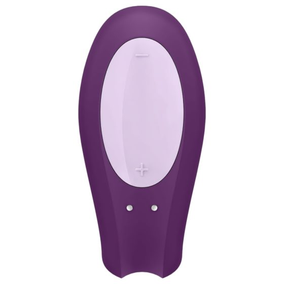 Satisfyer Double Joy - Smart, Rechargeable, Waterproof Couples Vibrator (Purple)