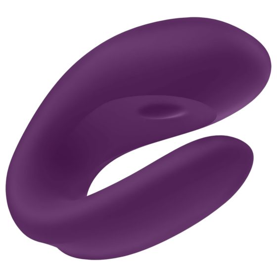 Satisfyer Double Joy - Smart, Waterproof Partner Vibrator (Purple)