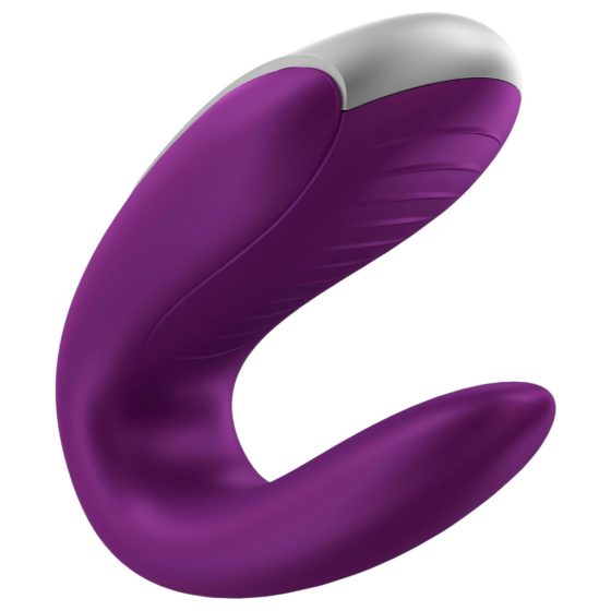 Satisfyer Double Fun - Smart Waterproof Couples Vibrator (Purple)