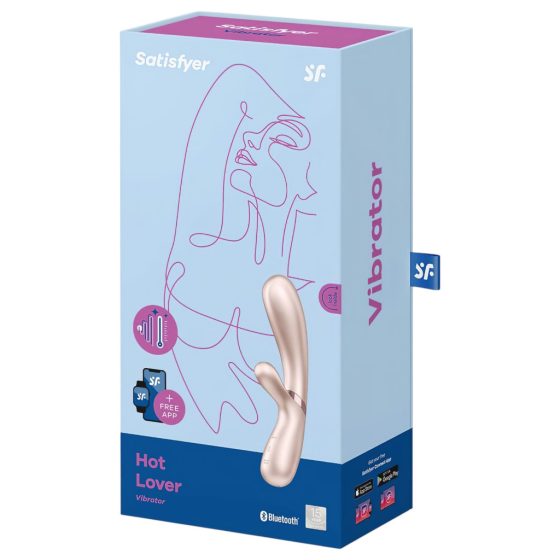 Satisfyer Hot Lover - Smart Vibrator (Silver)