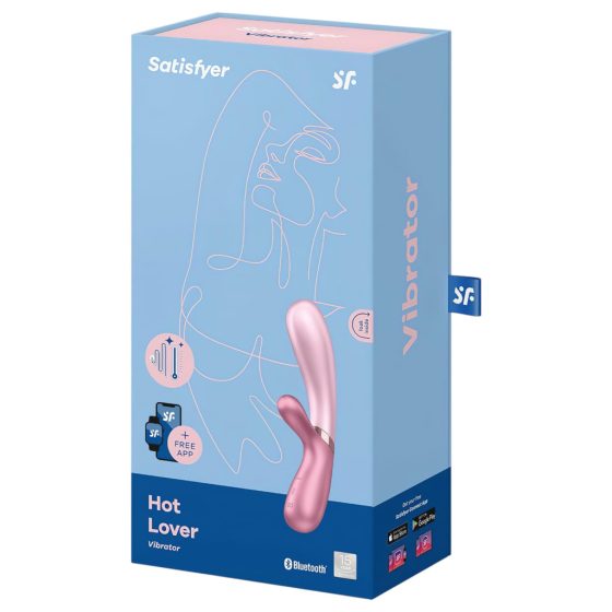 Satisfyer Hot Lover - Smart Vibrator (Pink)