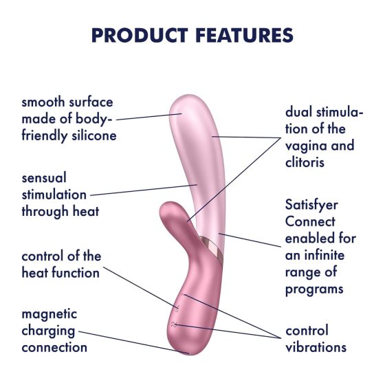 Satisfyer Hot Lover - smart vibrator (pink)