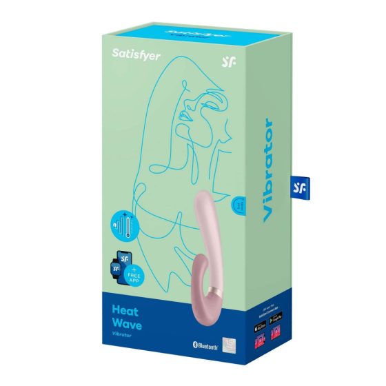 Satisfyer Heat Wave - Smart Warming Dildo (Beige)