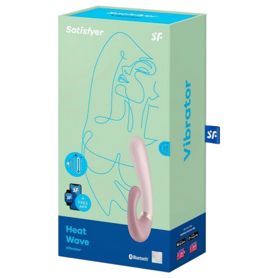 Satisfyer Heat Wave - Smart Warming Dildo (Beige)