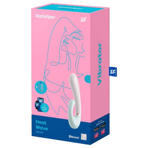 Satisfyer Heat Wave - smart, warming, arm vibrator (mint)