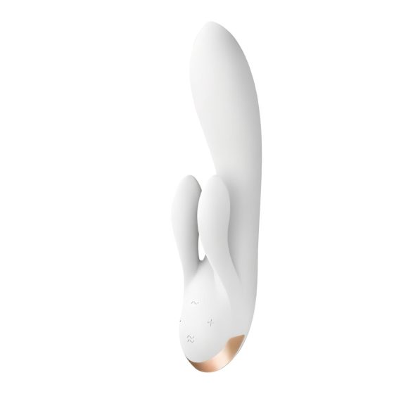 Satisfyer Double Flex - Smart Dual Clitoral Arms Vibrator (White)