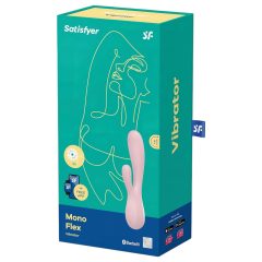 Satisfyer Mono Flex - smart waterproof vibrator (pale pink)