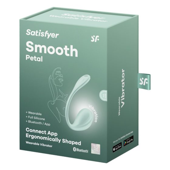 Satisfyer Smooth Petal - Smart Vibrating Egg (Green)