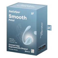 Satisfyer Smooth Petal - Smart Vibrating Egg (Blue)