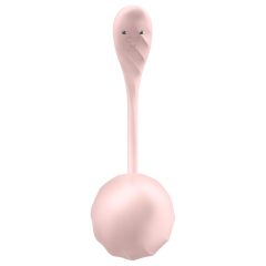 Satisfyer Ribbed Petal - remote control vibrating egg (pink)