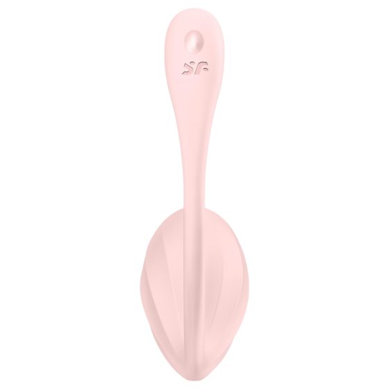 Satisfyer Ribbed Petal - remote control vibrating egg (pink)